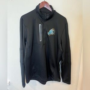 OGIO Tahoe Knight Monsters Blacktop Endurance 1/4 Zip Black Pullover Men's Large
